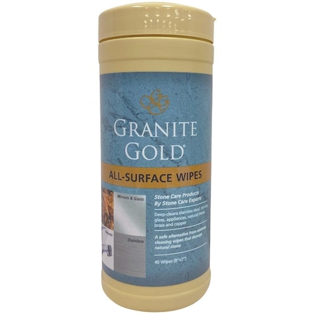 Granite Gold All-Surface Cleaning Wipes, 40PK GG0005